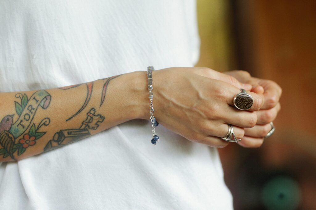 engraved bracelet with coordinates for girlfriend.