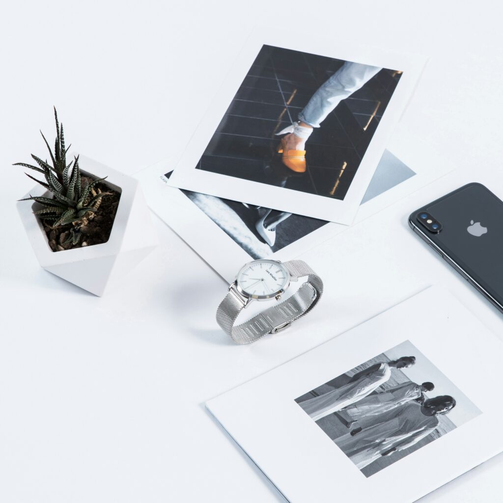 personalized photo album for girlfriend with romantic captions.